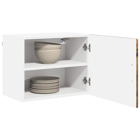 vidaXL Keukenkast met plank Oudhout 50 x 31 x 40 cm Bewerkt hout afbeelding3 - 1