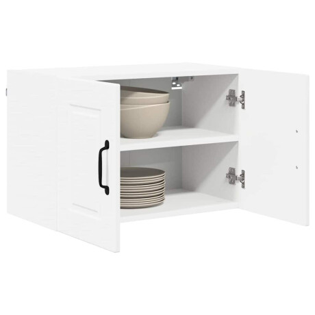 vidaXL Vaatwasserpaneel 2 pcs Wit 60 x 31 x 40 cm Bewerkt hout afbeelding3 - 1