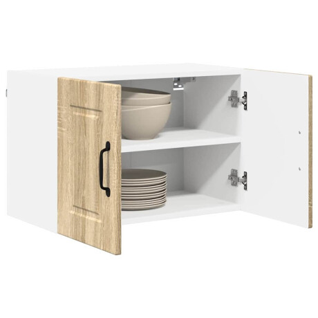 vidaXL Vaatwasserpaneel met plank 2 pcs Sonoma Eiken 60 x 31 x 40 cm afbeelding3 - 1