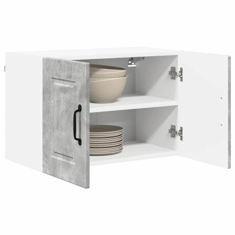 vidaXL Vaatwasserpaneel 2 pcs Beton Grijs 60 x 31 x 40 cm Bewerkt hout afbeelding3 - 1