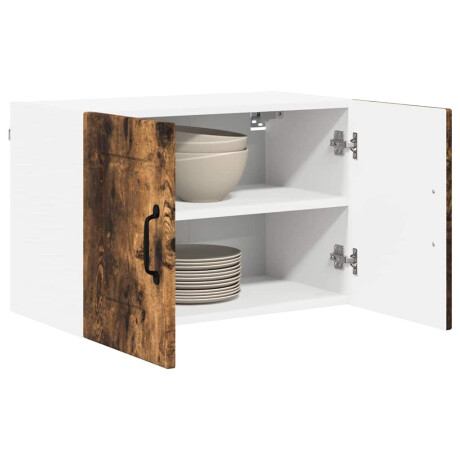 vidaXL Vaatwasserpaneel Gerookt eiken 60 x 31 x 40 cm Bewerkt hout afbeelding3 - 1