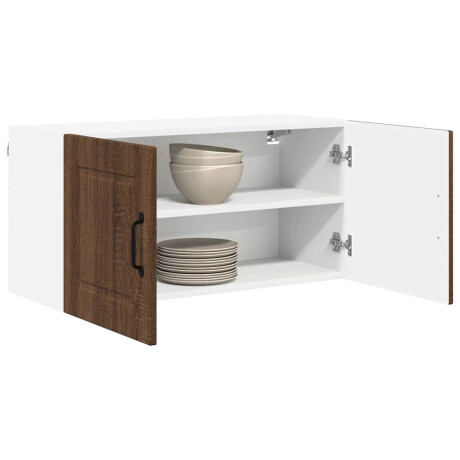 vidaXL Vaatwasserpaneel Bruin Eiken 80 x 31 x 40 cm Bewerkt hout afbeelding3 - 1