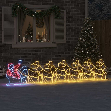 vidaXL Kerstversiering Multikleur 69 x 79 cm PVC afbeelding3 - 1