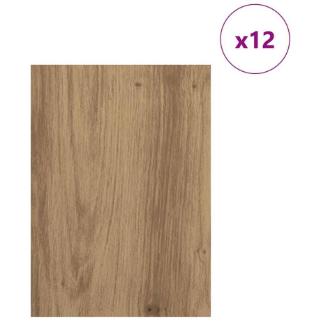 vidaXL Decoratieve Panelen 12 pcs artisanaal eikenkleurig afbeelding3 - 1