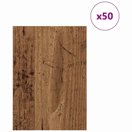 vidaXL Decorpanelen 50 pcs Oudhout 21 x 30 x 0,27 cm Bewerkt hout afbeelding3 - 1