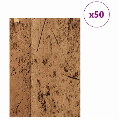 vidaXL Decorpanelen 50 pcs Oudhout 30 x 42 x 0.27 cm Bewerkt hout afbeelding3 - 1