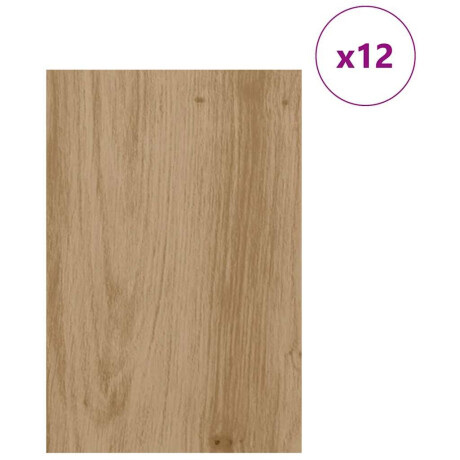 vidaXL Decorpanelen 12 pcs artisanaal eikenkleurig 40 x 60 x 0.3 cm afbeelding3 - 1