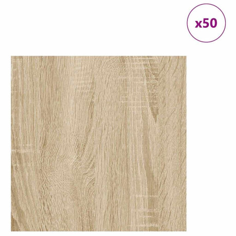 vidaXL Decoratieve Panelen 50 pcs Sonoma eiken 30 x 30 x 0.3 cm afbeelding3 - 1