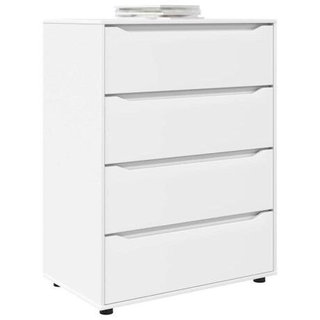 vidaXL Opslagkasten 2 pcs Wit 80 x 48 x 105 cm Bewerkt hout afbeelding3 - 1