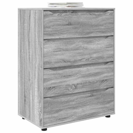 vidaXL Opslagkasten 2 pcs Grijs Sonoma 80 x 48 x 105 cm Bewerkt hout afbeelding3 - 1