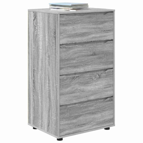 vidaXL Opslagkasten Grijs Sonoma 60 x 48 x 105 cm Bewerkt hout afbeelding3 - 1