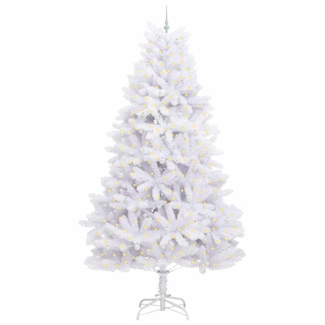 vidaXL Kunstmatige Inklapbare Kerstboom Wit 300 cm PVC en staal afbeelding3 - 1