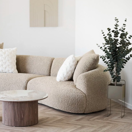 Emelie metalen plantenbak - bruin afbeelding3 - 1