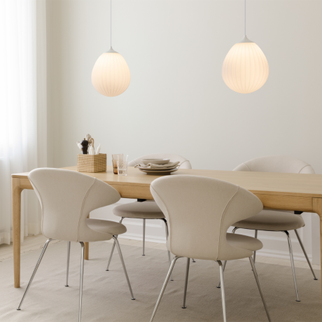 Around the world lampenkap medium - wit afbeelding3 - 1