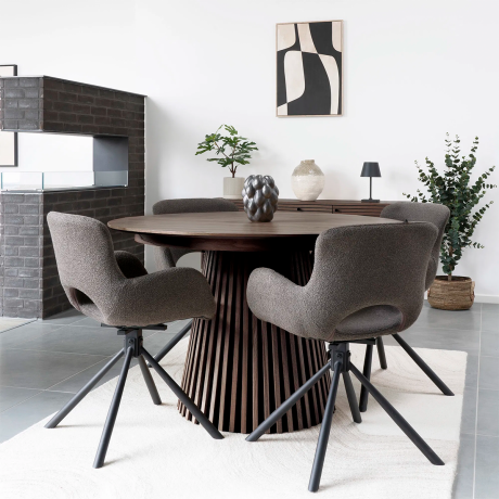 Alko uitschuifbare houten eettafel walnoot - 120 tot 240 x 75 cm afbeelding3 - 1