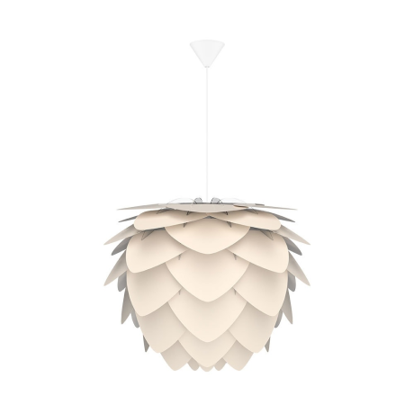 Aluvia Medium hanglamp pearl white - met koordset wit - Ø 59 cm afbeelding3 - 1