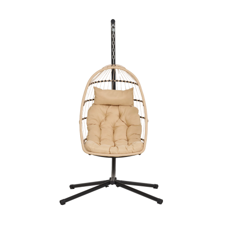 Billie rotan hangstoel naturel - 195 x 107 cm afbeelding3 - 1