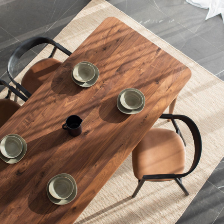Fawn table houten eettafel wild walnut - 160 x 90 cm afbeelding3 - 1