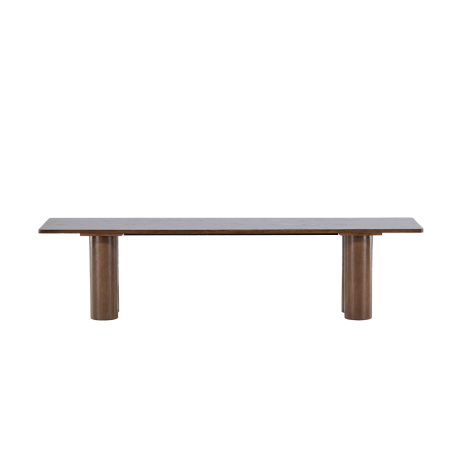 Faya houten eetkamerbank donkerbruin - 180 x 45 cm afbeelding3 - 1