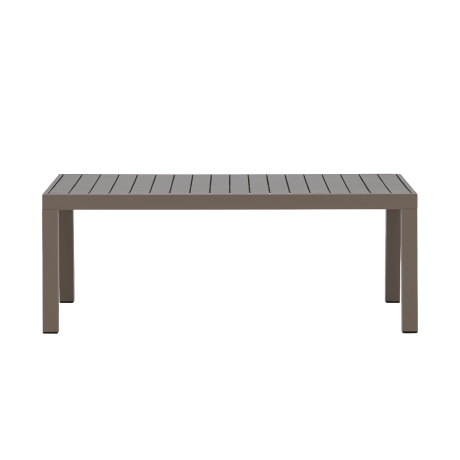 Glen aluminium tuin salontafel taupe - 120 x 45 cm afbeelding3 - 1