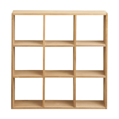 Holden houten wandrek naturel - 46 x 46 cm afbeelding3 - 1