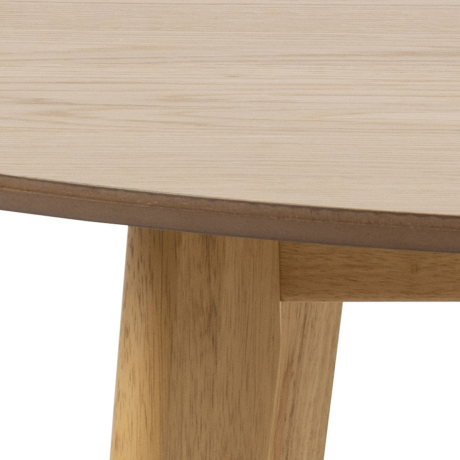 Jade houten eettafel naturel - Ø 140 cm afbeelding3 - 1