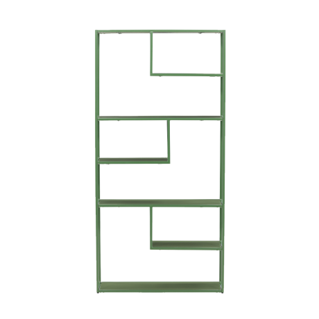 Jaxx metalen boekenkast groen - 164 x 80 cm afbeelding3 - 1