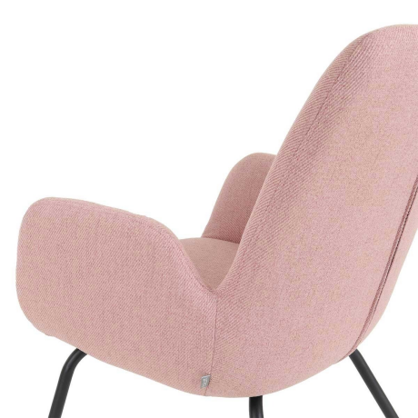 Ninte fauteuil oudroze afbeelding3 - 1