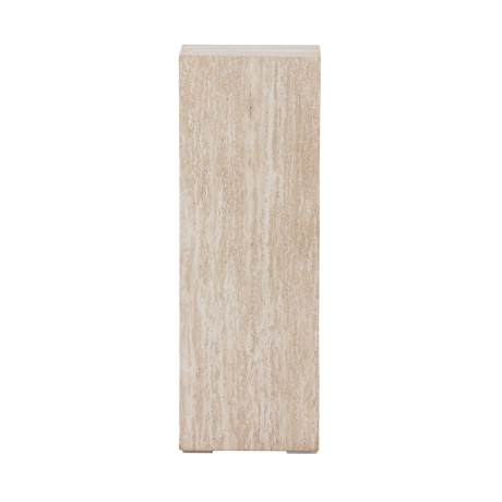 Rana houten decoratieve zuil beige - 65 x 23 cm afbeelding3 - 1