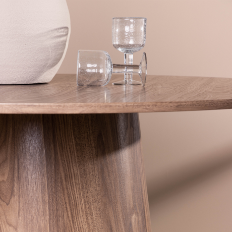 Trude houten eettafel naturel hout Ø 120 cm afbeelding3 - 1