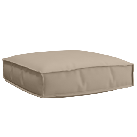 vidaXL 2-delige Palletkussen Set Taupe Oxford Stof afbeelding3 - 1