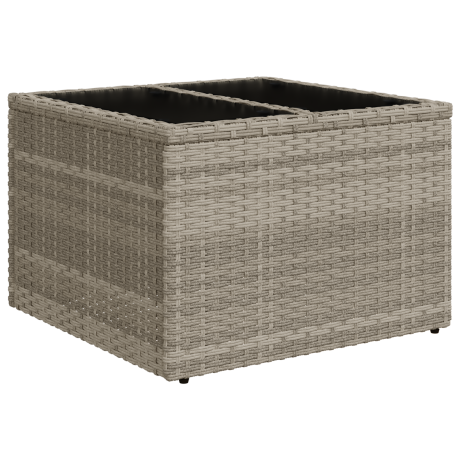 vidaXL Tuin Sofa Set met kussen 8 pcs Licht Grijs en Donker Grijs afbeelding3 - 1