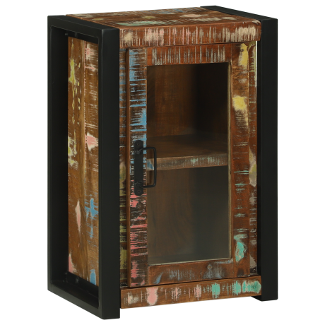 vidaXL Badkamerkast Kleurrijk 40x30x60 cm Massief Gerecycled Hout afbeelding3 - 1
