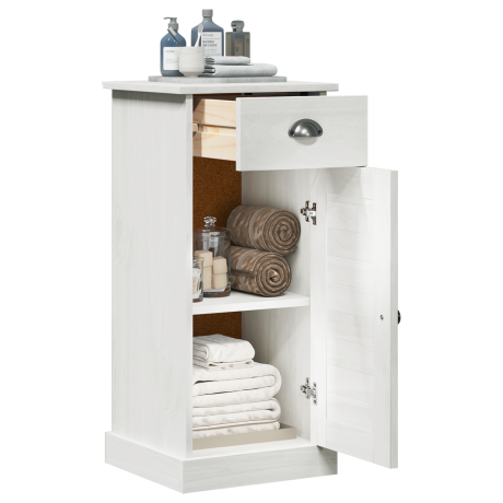 vidaXL Badkamerkast 'VIGO'met lade 37x34x80 cm massief vurenhout afbeelding3 - 1