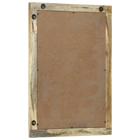 vidaXL Badkamerspiegel 50x70x30 cm Massief Mango Hout afbeelding3 - 1