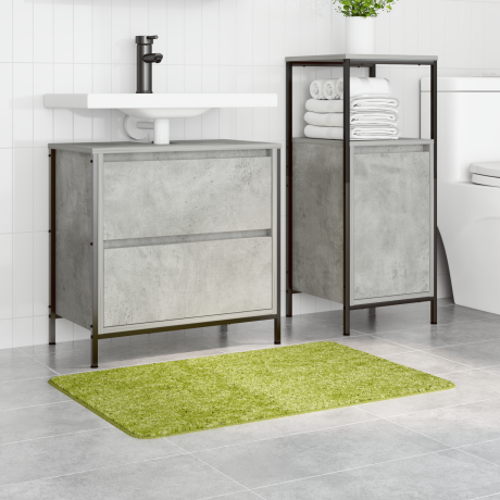 vidaXL Badmat rechthoekig anti-slip 60x90 cm polypropeen groen afbeelding3 - 1