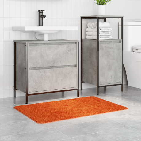 vidaXL Badmat rechthoekig anti-slip 60x90 cm polypropeen oranje afbeelding3 - 1