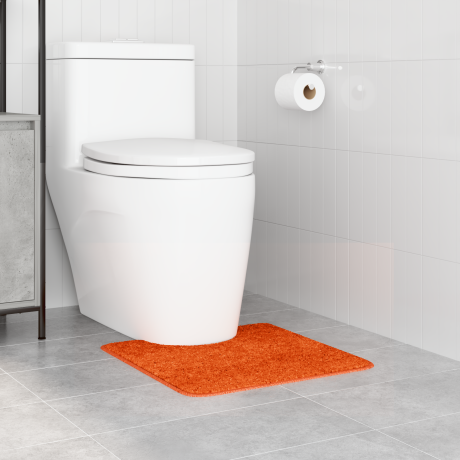 vidaXL Badmat U-vormig anti-slip 50x50 cm polypropeen donkergrijs afbeelding3 - 1