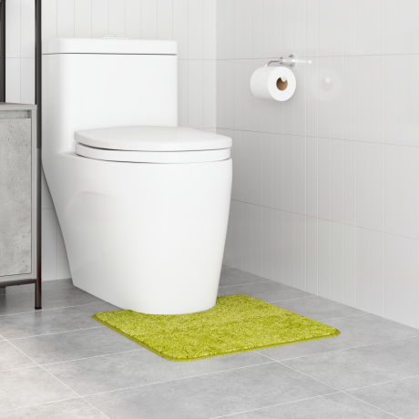 vidaXL Badmat U-vormig anti-slip 50x50 cm polypropeen groen afbeelding3 - 1