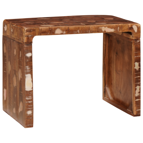 vidaXL Bijzettafel 60 x 35 x 46 cm Massief hergebruikt hout afbeelding3 - 1