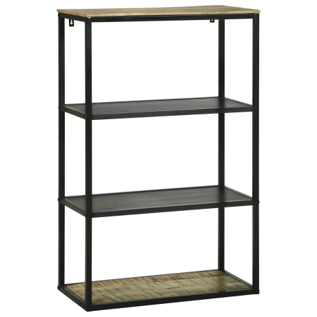 vidaXL Boekenkast 70 x 35 x 110 cm Massief mangohout afbeelding3 - 1