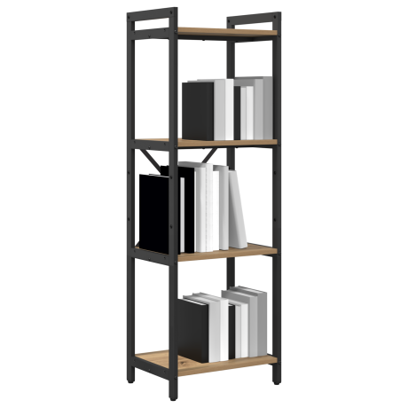 vidaXL Boekenkast Artisan Eiken 40 x 30 x 119 cm Bewerkt hout afbeelding3 - 1