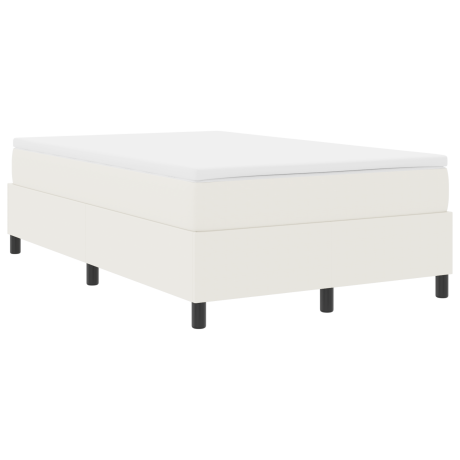 vidaXL Boxspringbed Crème 120x200 cm Corduroy Stof afbeelding3 - 1