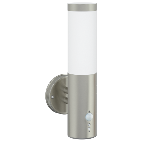 vidaXL Buitenwandlamp met sensor 2 stuks Zilver RVS IP44 afbeelding3 - 1