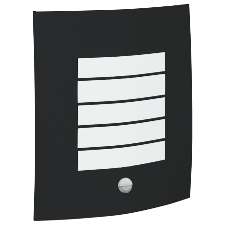 vidaXL Buitenwandlampen met Sensor 2 stuks Zwart RVS IP44 afbeelding3 - 1
