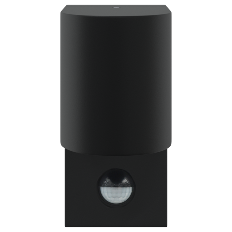 vidaXL Buitenwandlampen met Sensor Zwart RVS IP44 afbeelding3 - 1