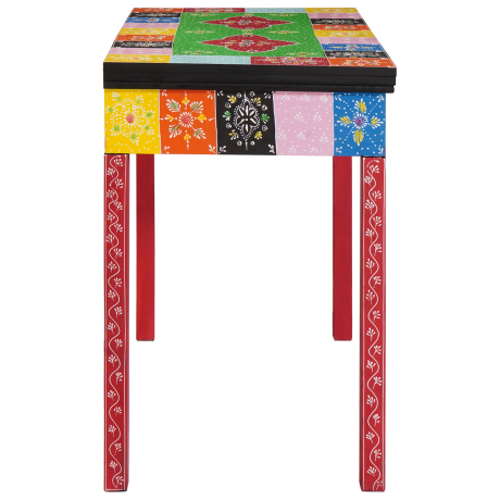 vidaXL Bureau 100x50x75 cm Massief Mango Hout afbeelding3 - 1