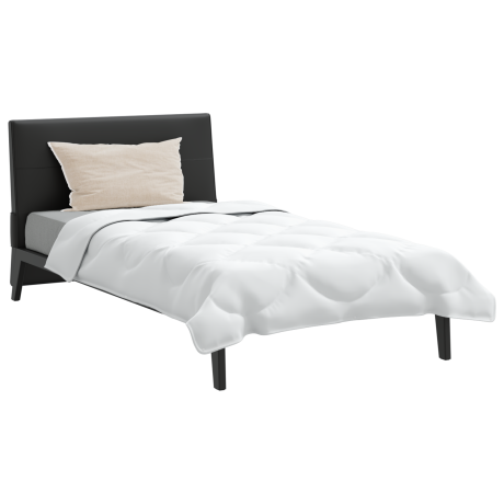 vidaXL Dekbed met kussen 2 pcs Wit 135 x 220 cm Microfibre afbeelding3 - 1