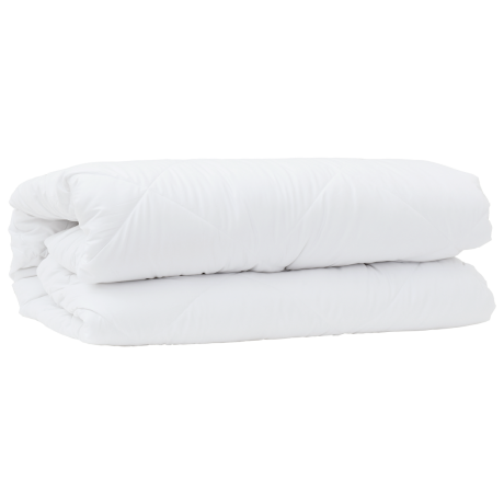 vidaXL Dekbed Set met kussen 2 pcs Wit Microfibre afbeelding3 - 1