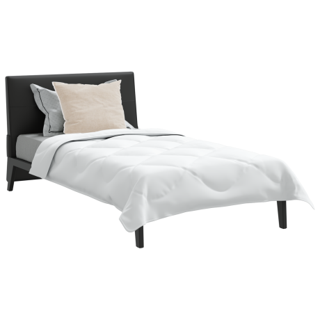 vidaXL Dekbed met kussen Wit 135 x 220 cm Microfibre afbeelding3 - 1